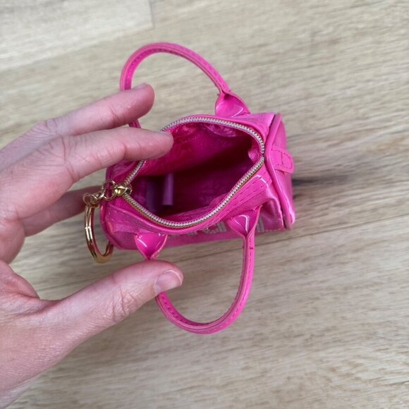 Victorias Secret VTG Angel Mini Coin Purse Keychain Pink Tiny Zipper Close Y2K - Picture 4 of 9